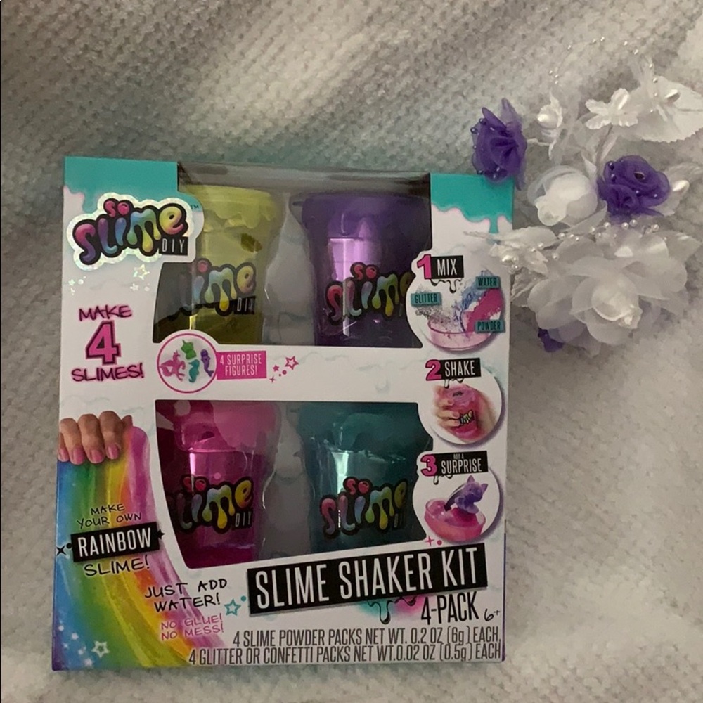 🎀 3/$15 ”New in the box Slime Shaker Kit 4-Pack
